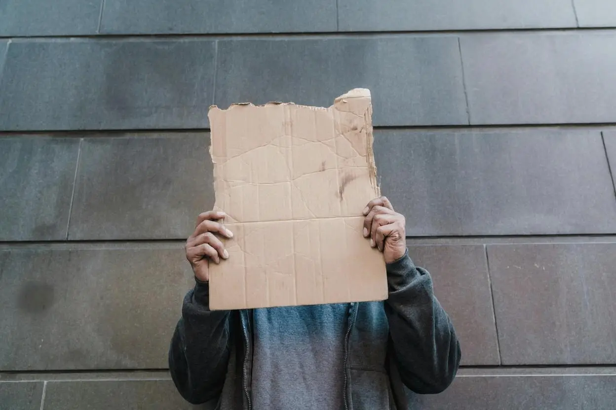 Clean photo after AI text removal